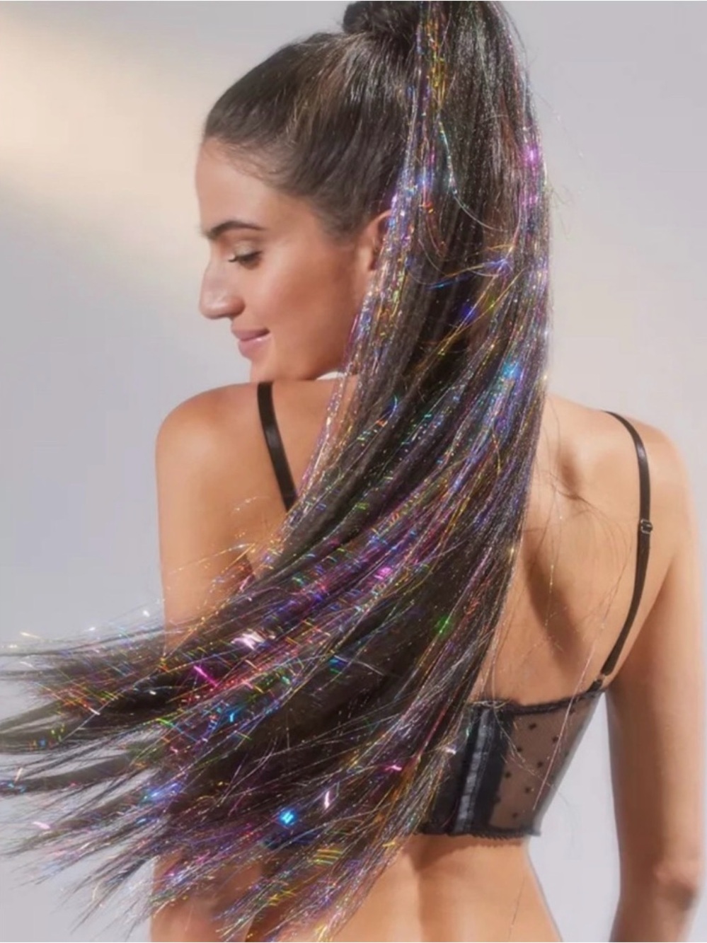 Iridis™ Multi-Color Hair Tinsel Extensions for Women